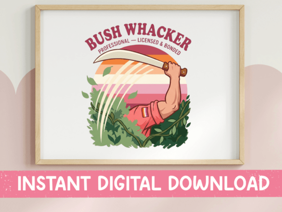 Bush Whacker Pro Badge SVG Review