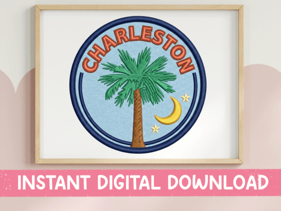Charleston Palmetto Badge SVG Review
