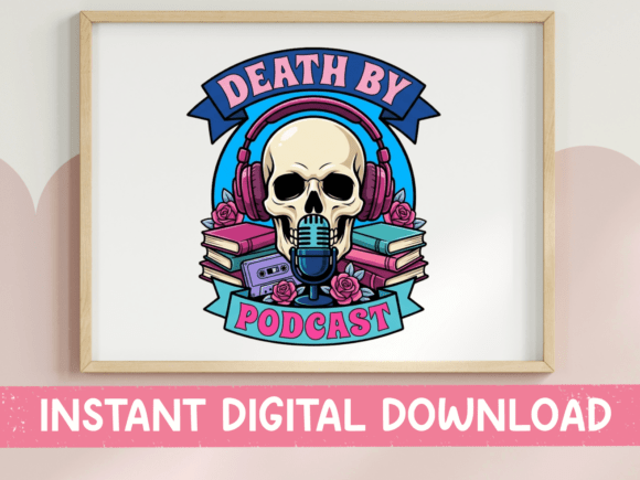 Death by Podcast Skull SVG Review