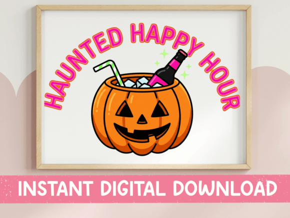 Haunted Happy Hour Pumpkin SVG Review