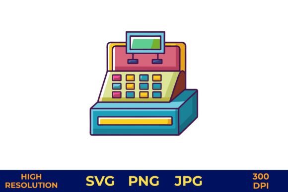 Retro Cash Register Illustration: A Designer’s Embroidery Review
