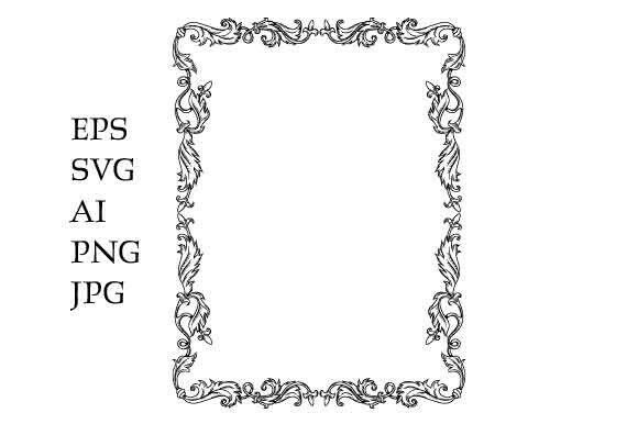 Vintage Frame Ornament Victorian Style Review